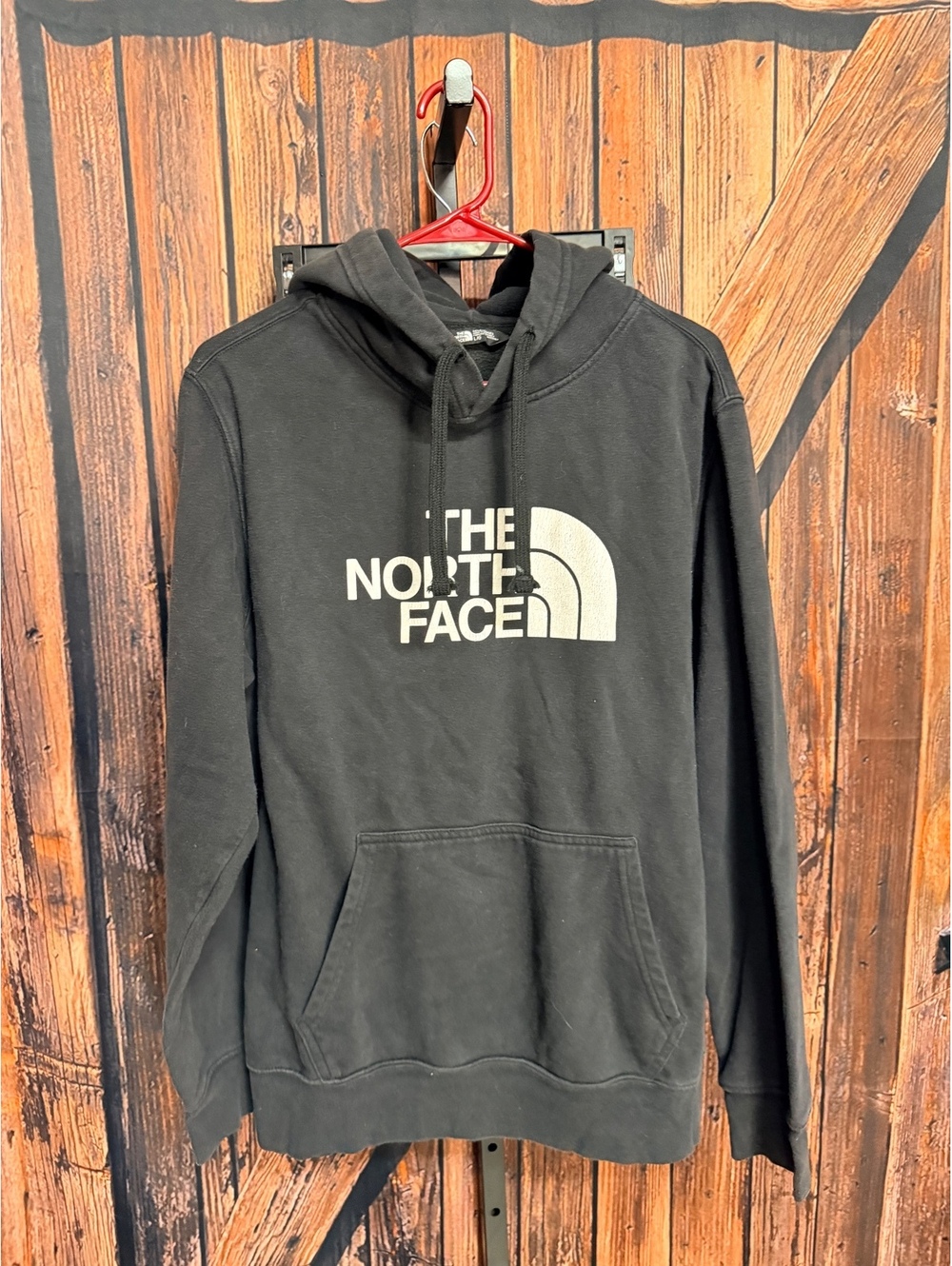 The North Face Men's Black Pullover Hoodie Size L